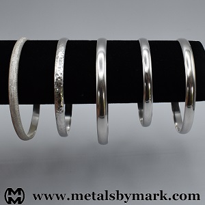 half-round profile bangles