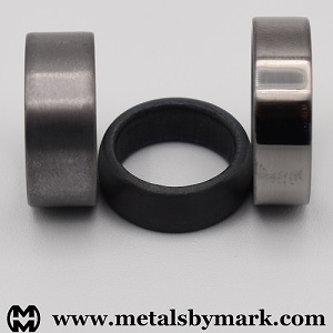 zircinium and tantalum jewelry rings wedding bands