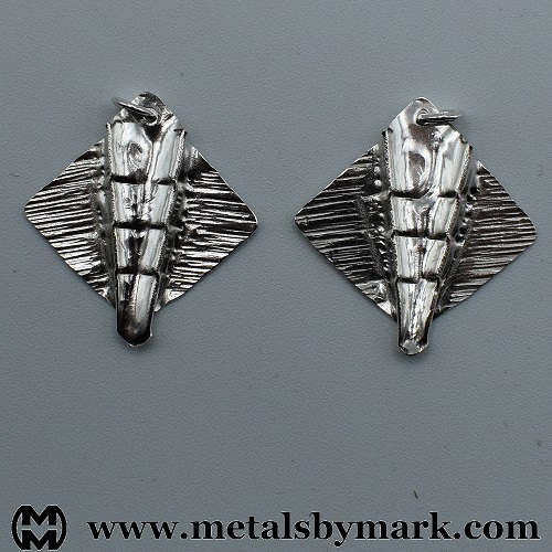 foldform foldformed earrings