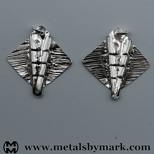 foldform foldformed earrings