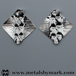 foldform foldformed earrings