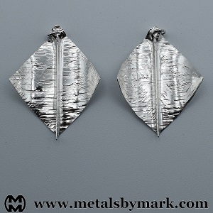 foldform foldformed earrings