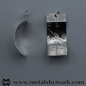 foldform foldformed earrings