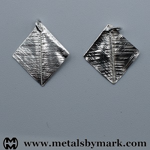 foldform foldformed earrings